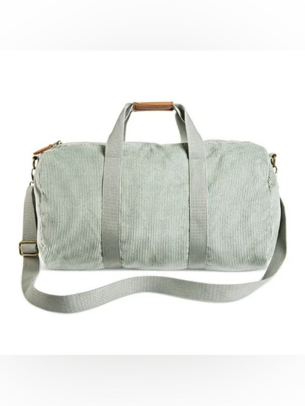 Mossimo Supply Co. Sage Green Corduroy Duffel Bag